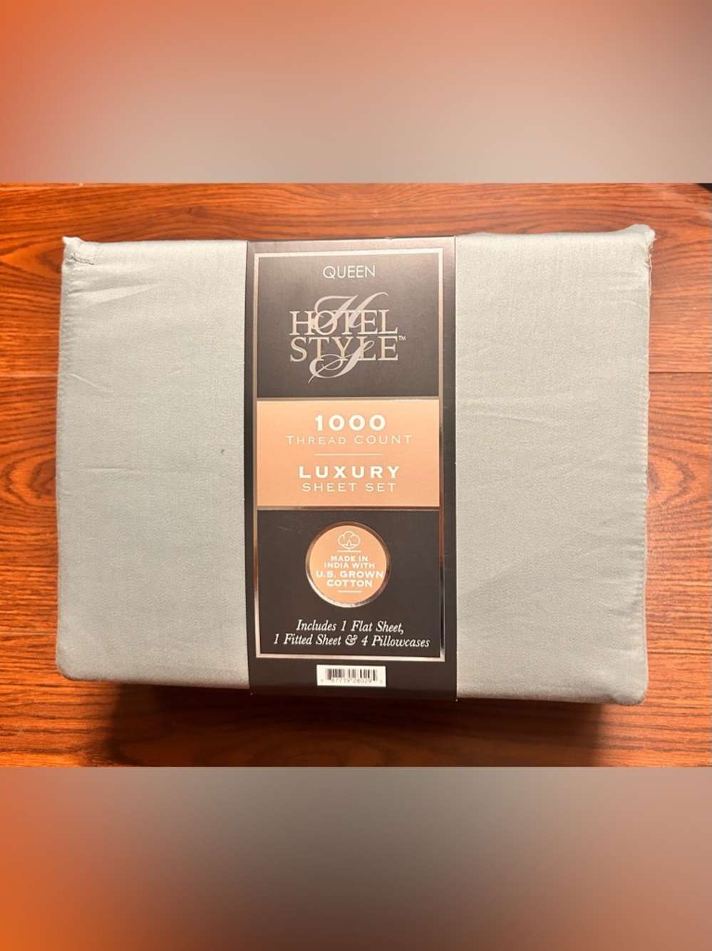Hotel Style Luxury 1000 TC Queen Sheet Set in Green River